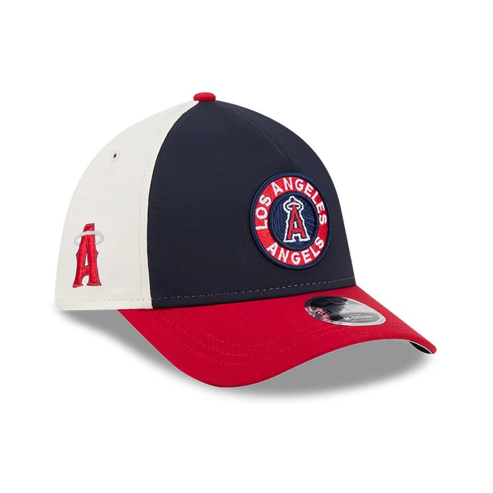 Angels MLB City Connect Navy 39THIRTY M-Crown A-Frame Stretch Fit Cap-zelvios