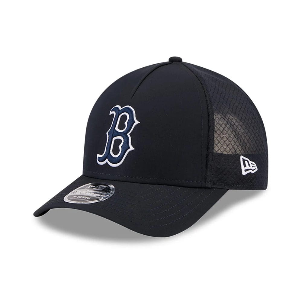 Red Sox MLB Batting Practice 2026 Navy 9FORTY M-Crown A-Frame Adjustable Cap-zelvios