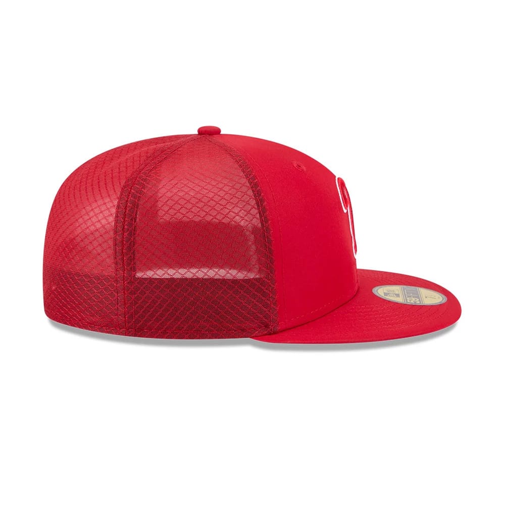 Philadelphia Phillies MLB Batting Practice 2026 Red 59FIFTY Fitted Cap-zelvios