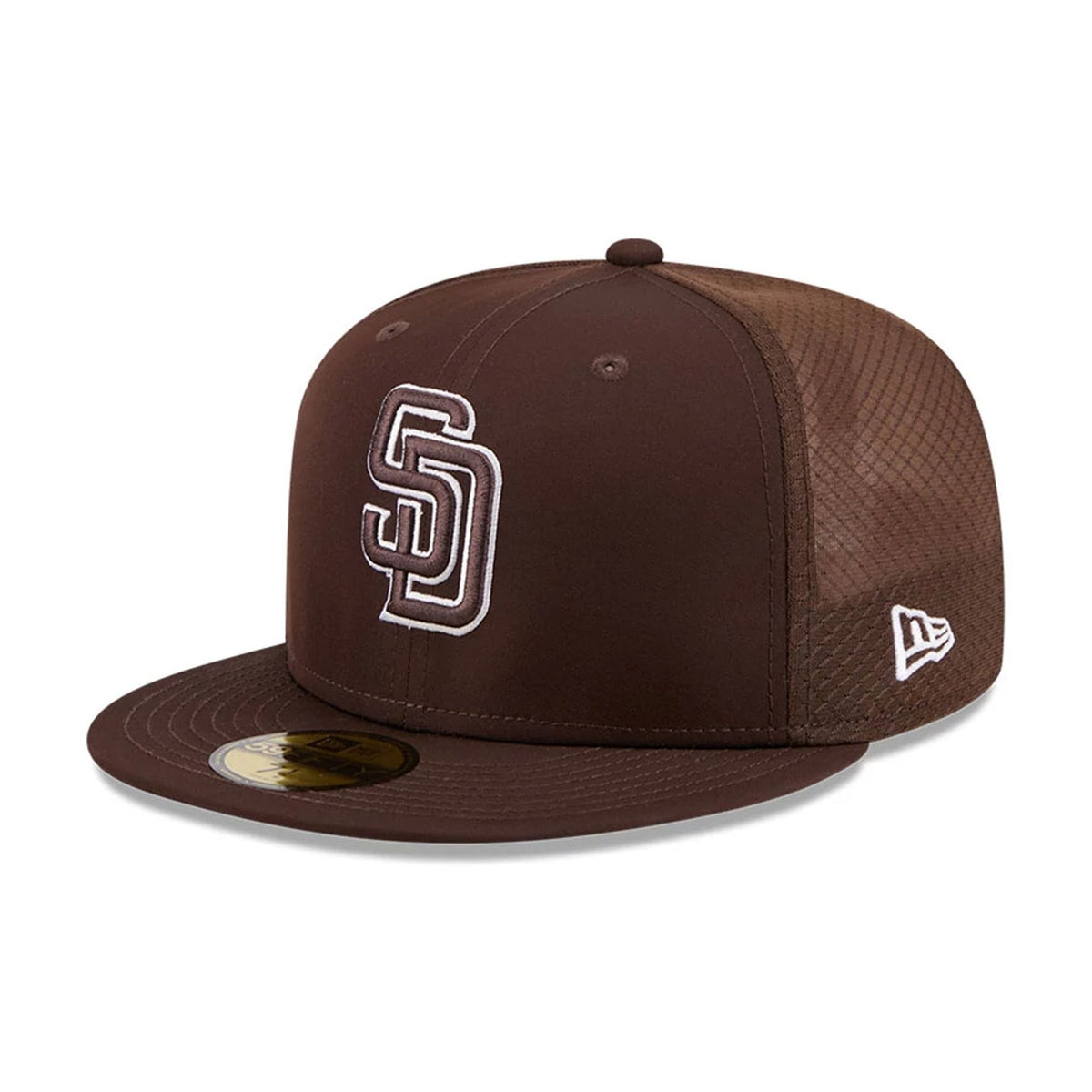 San Diego Padres MLB Batting Practice 2026 Dark Brown 59FIFTY Fitted Cap-zelvios