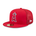 LA Angels MLB Batting Practice 2026 Red 59FIFTY Fitted Cap-zelvios