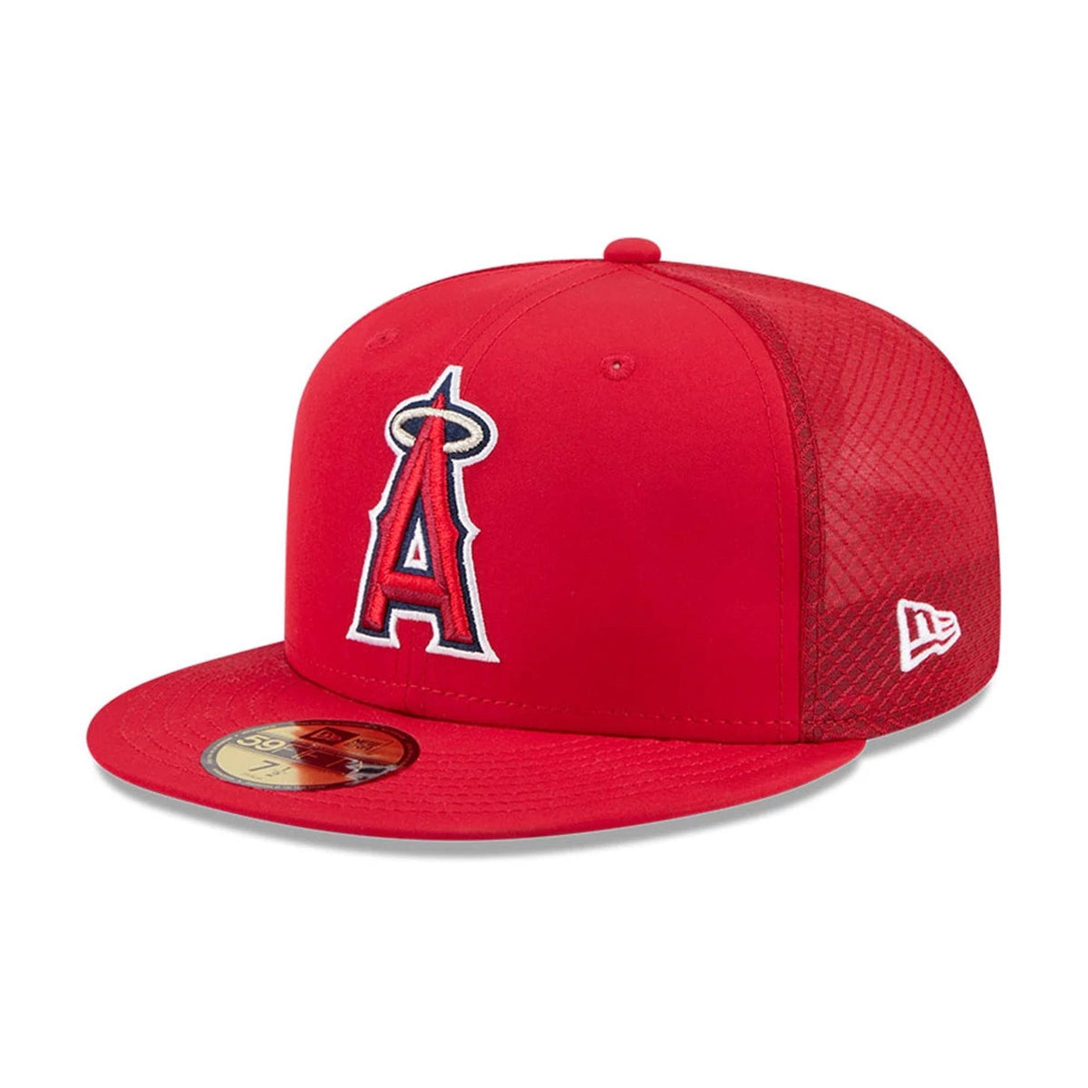 LA Angels MLB Batting Practice 2026 Red 59FIFTY Fitted Cap-zelvios
