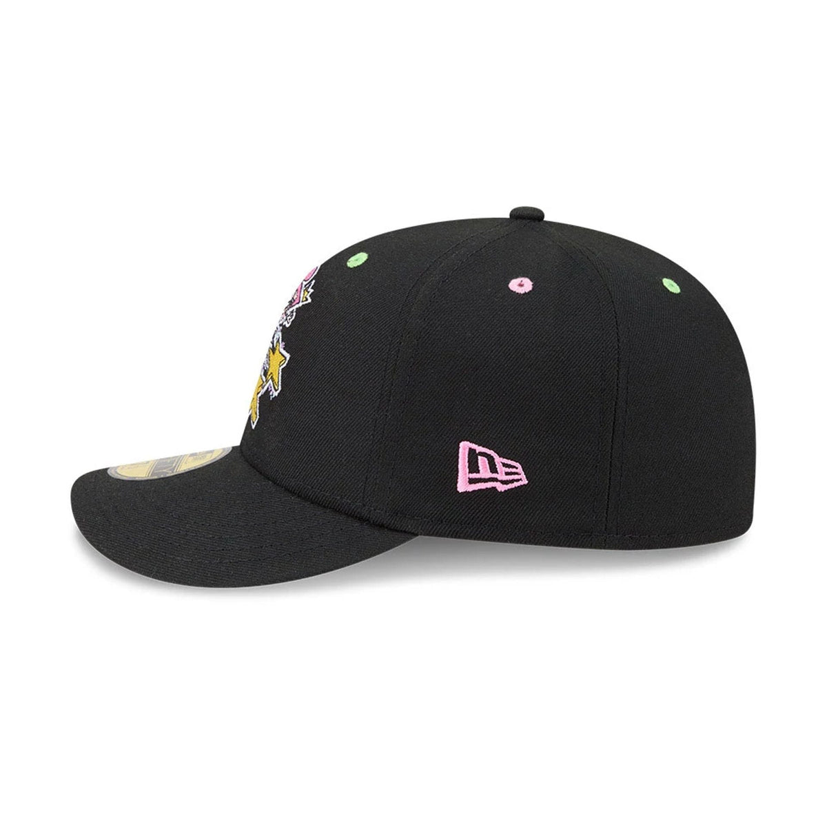 Nickelodeon Fairly Oddparents Black 59FIFTY Fitted Cap-zelvios