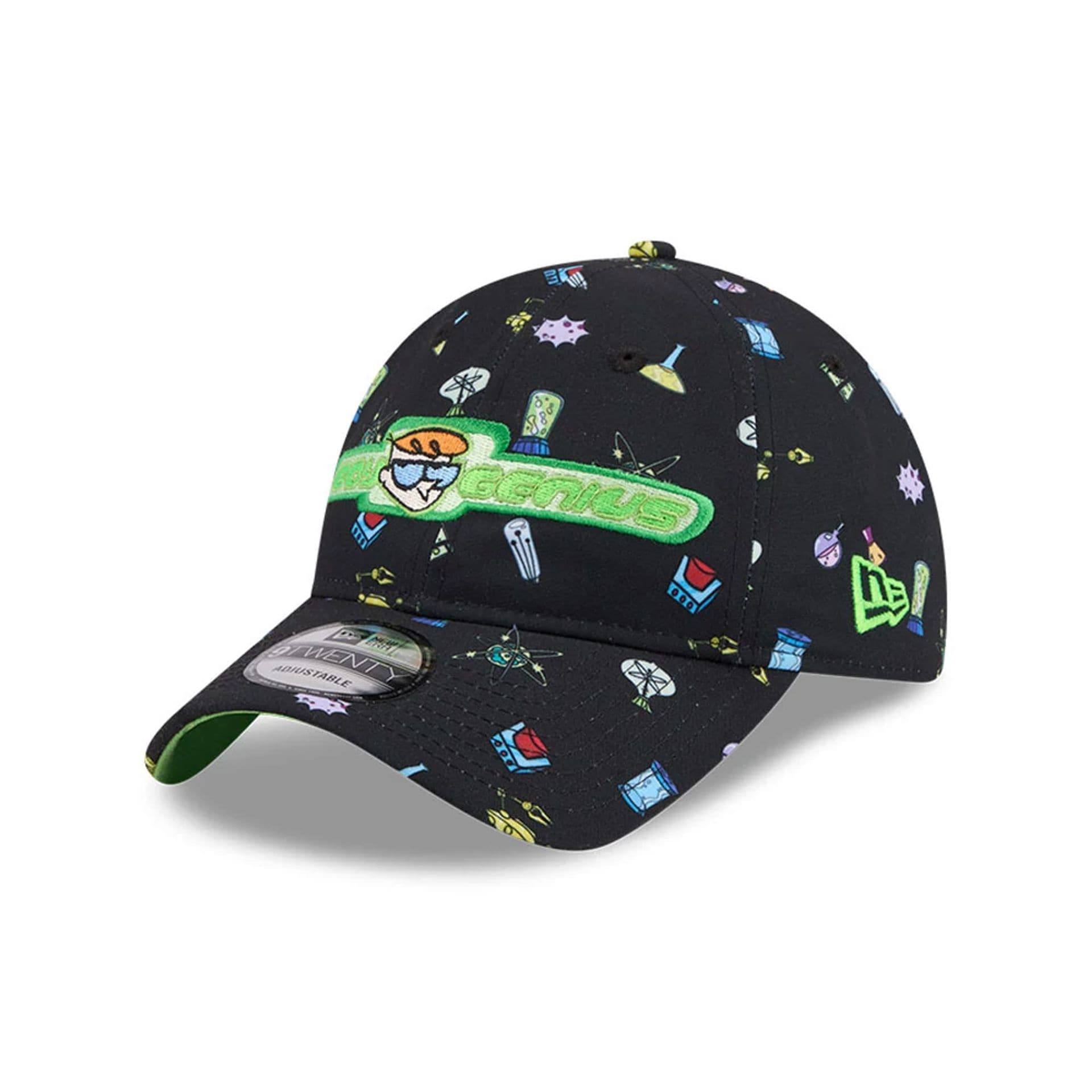 Dexter's Laboratory Boy Genius Black 9TWENTY Adjustable Cap-kentox