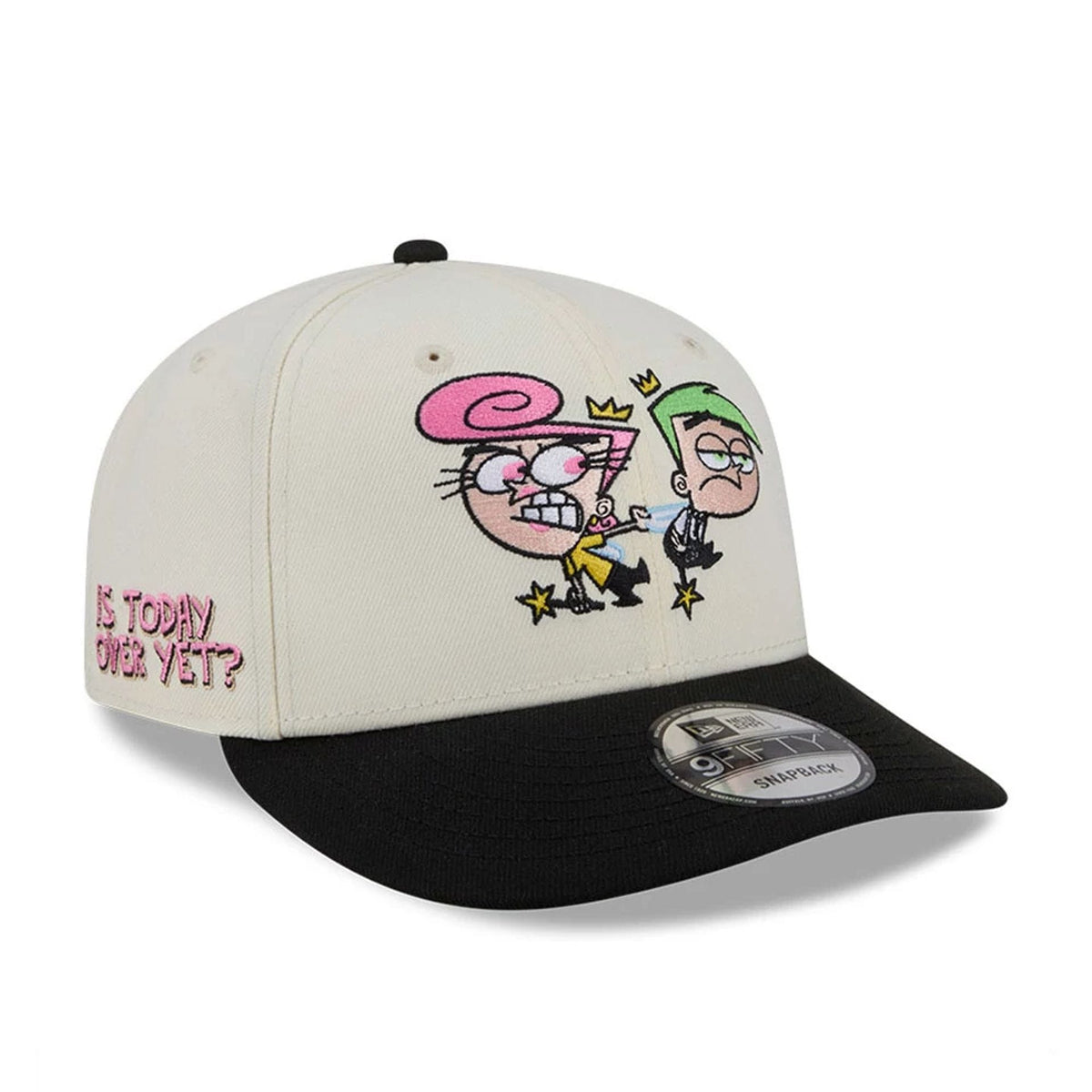 Nickelodeon Fairly Oddparents Is Today Over Yet White 9FIFTY Snapback Cap-zelvios
