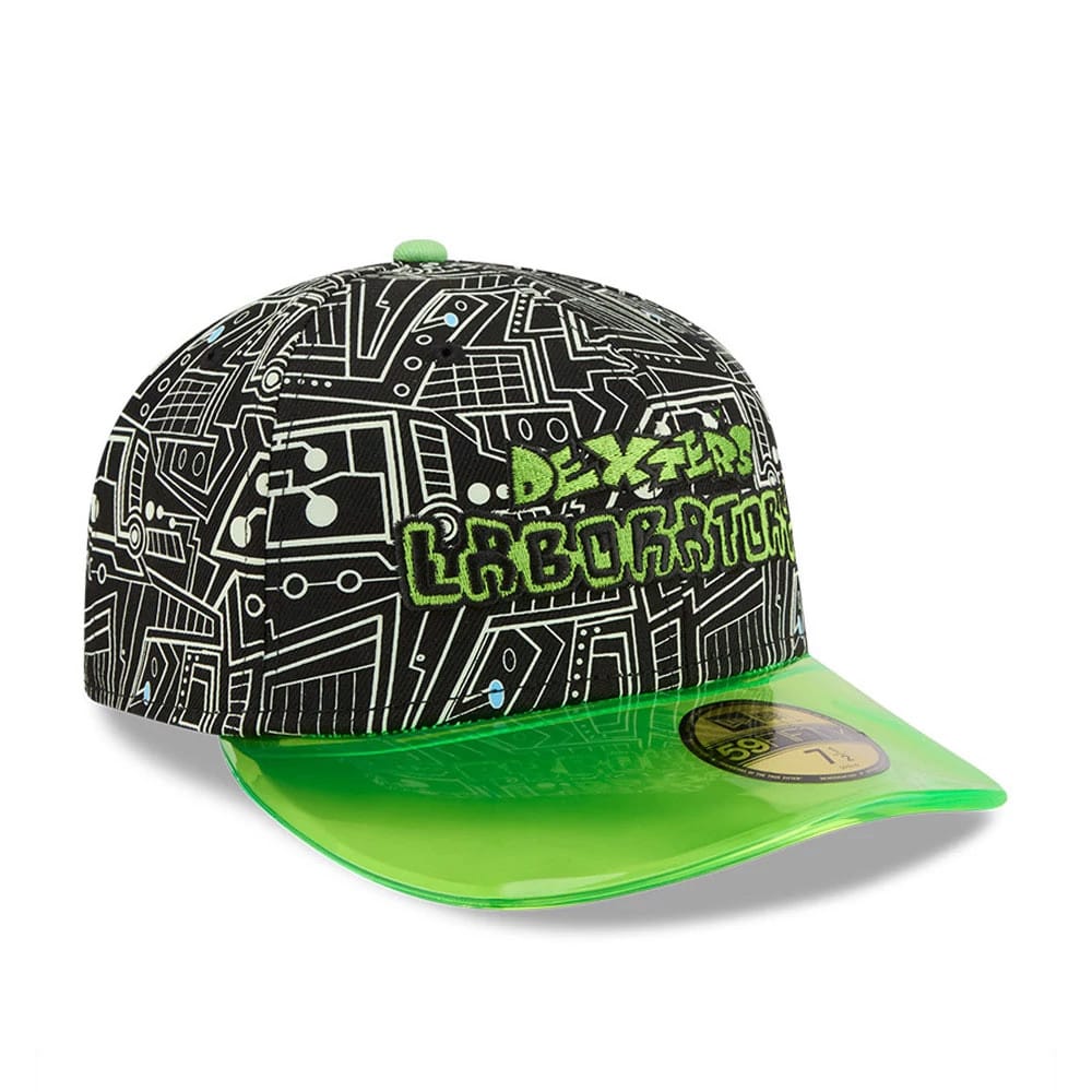 Dexter's Laboratory Black 59FIFTY Fitted Cap-kentox