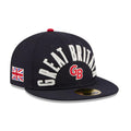 WBC Great Britain Classical Script Navy Retro Crown 59FIFTY Fitted Cap-zelvios