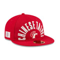WBC Taipei Classical Script Red Retro Crown 59FIFTY Fitted Cap-zelvios