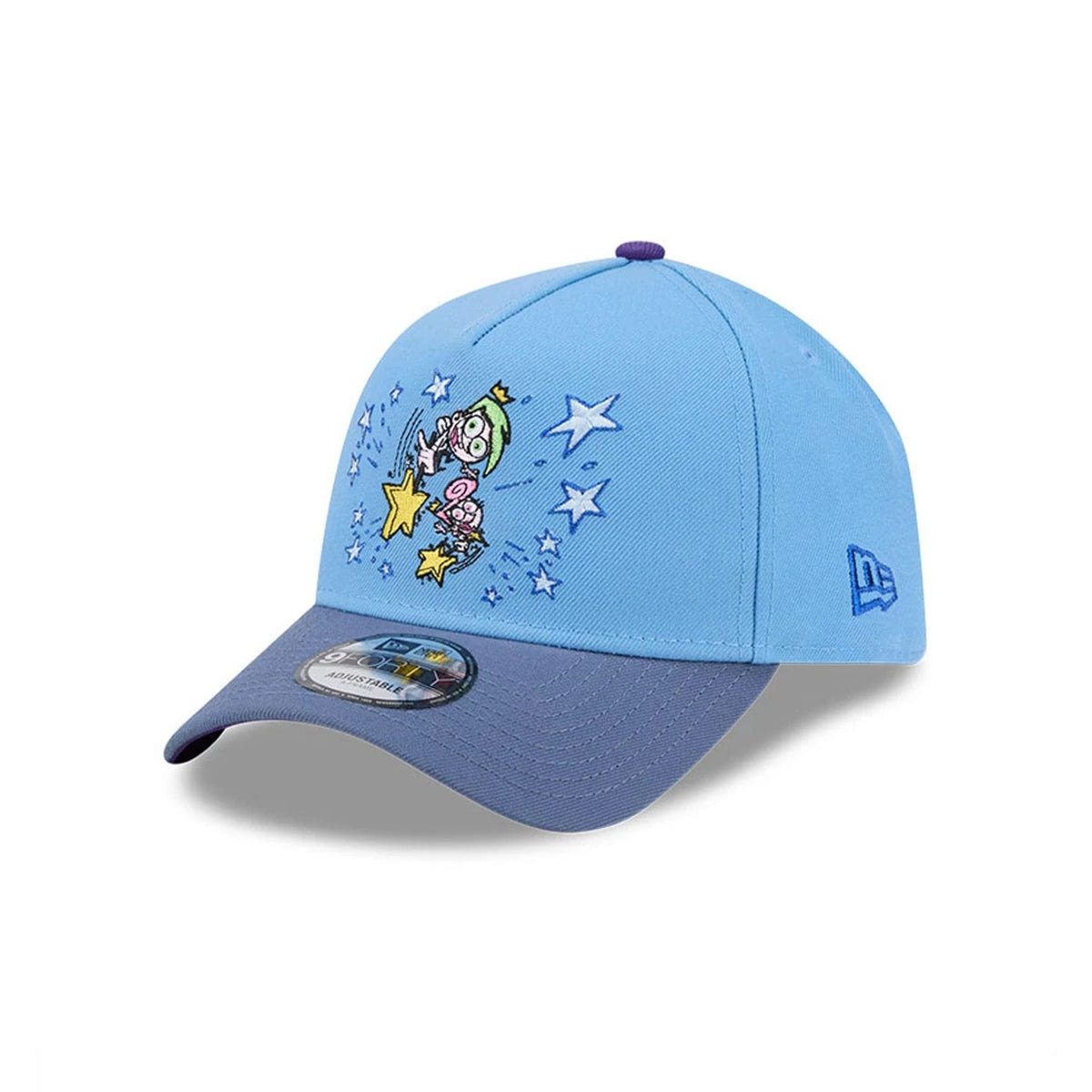 Nickelodeon Fairly Oddparents Pastel Blue 9FORTY A-Frame Adjustable Cap-zelvios