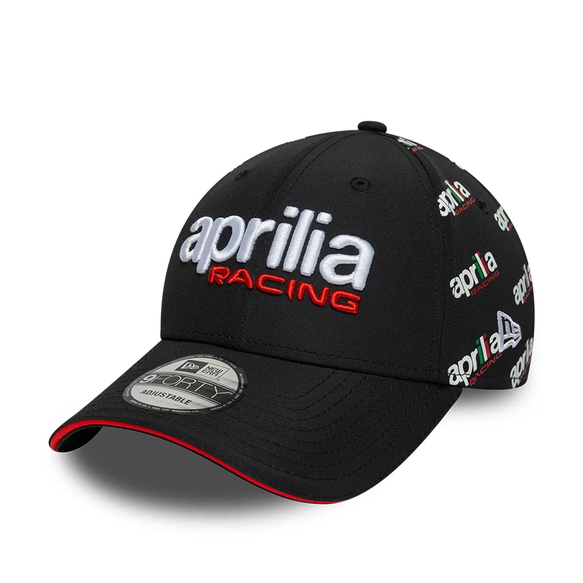 Aprilia All Over Print Black 9FORTY Adjustable Cap-zelvios