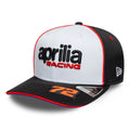 Aprilia Replica Marco Bezzecchi White 9SEVENTY Stretch Snap Adjustable Cap-zelvios