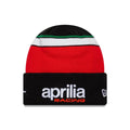 Aprilia Team Black Cuff Knit Beanie Hat-kentox