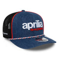 Aprilia Replica Austin Race Special Blue 9SEVENTY Stretch Snap Adjustable Cap-zelvios