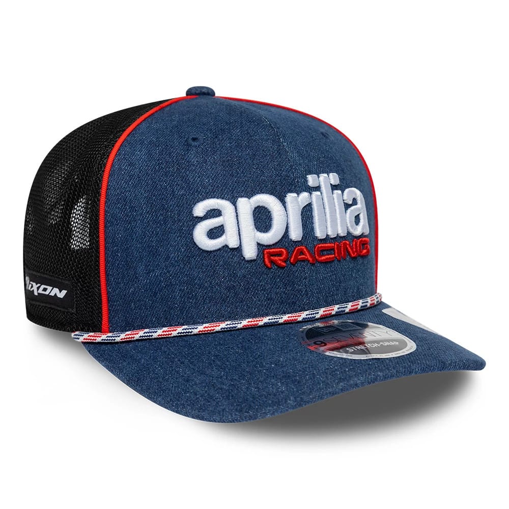 Aprilia Replica Austin Race Special Blue 9SEVENTY Stretch Snap Adjustable Cap-zelvios