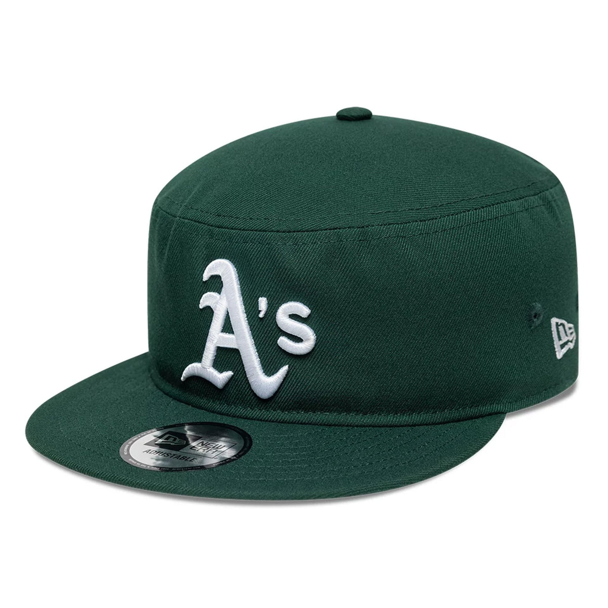 Athletics MLB Poly Dark Green Pillbox Adjustable Cap-zelvios
