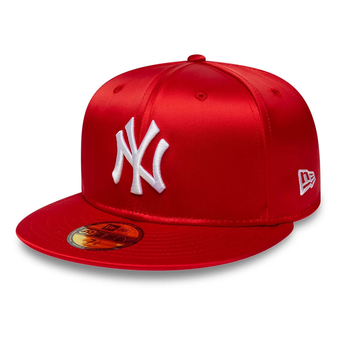 New York Yankees MLB Satin Red 59FIFTY Fitted Cap-zelvios
