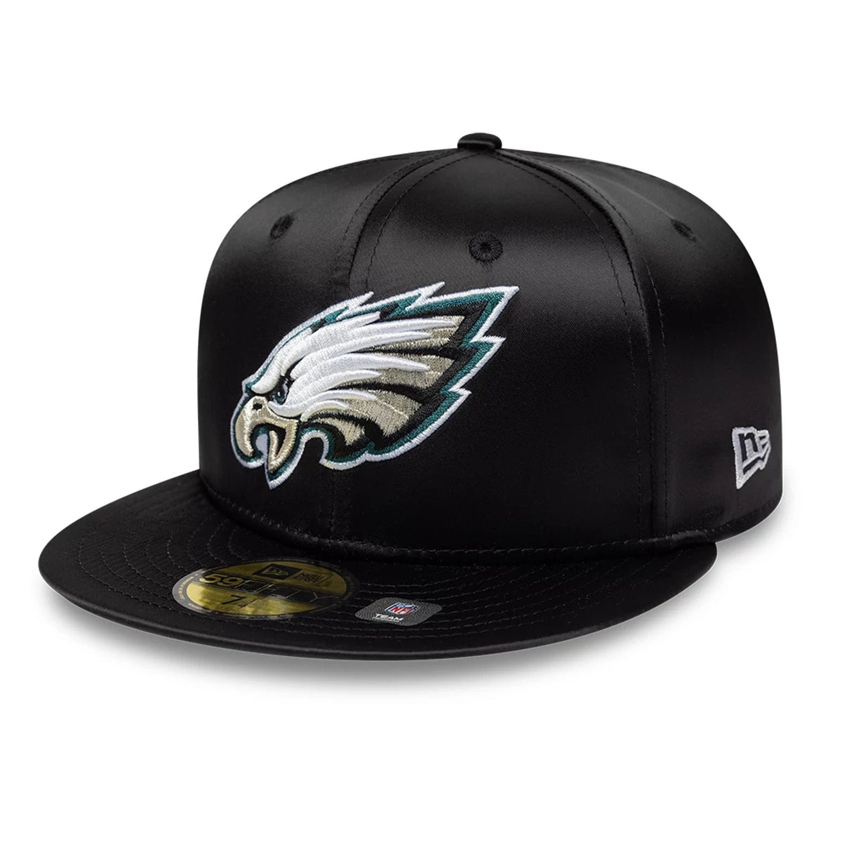 Philadelphia Eagles NFL Satin Black 59FIFTY Fitted Cap-zelvios