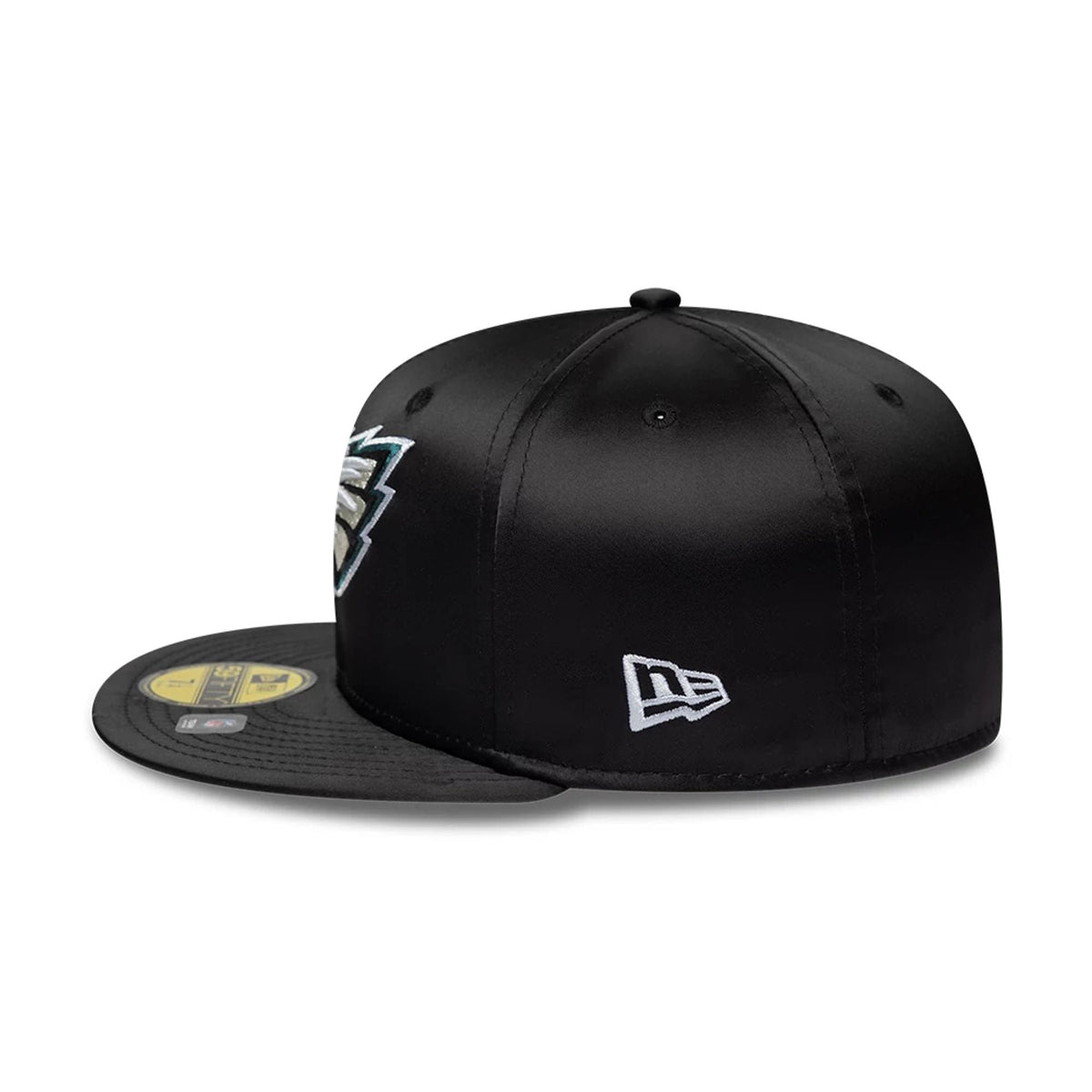 Philadelphia Eagles NFL Satin Black 59FIFTY Fitted Cap-zelvios