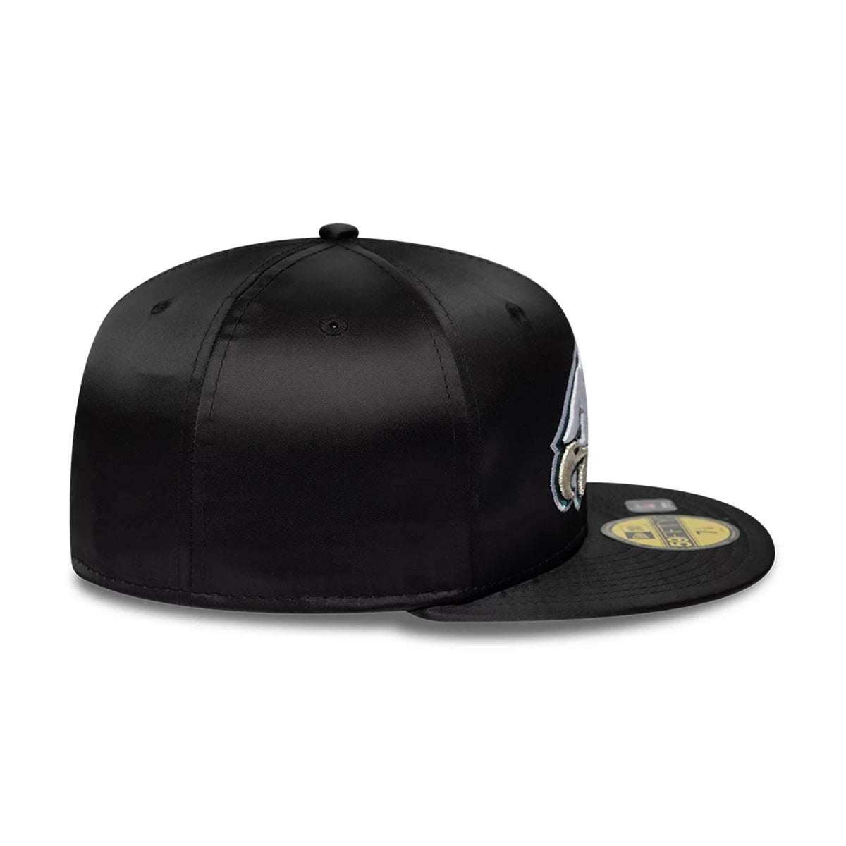 Philadelphia Eagles NFL Satin Black 59FIFTY Fitted Cap-zelvios