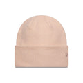 New Era Mohair Pastel Pink Wide Cuff Knit Beanie Hat-zelvios