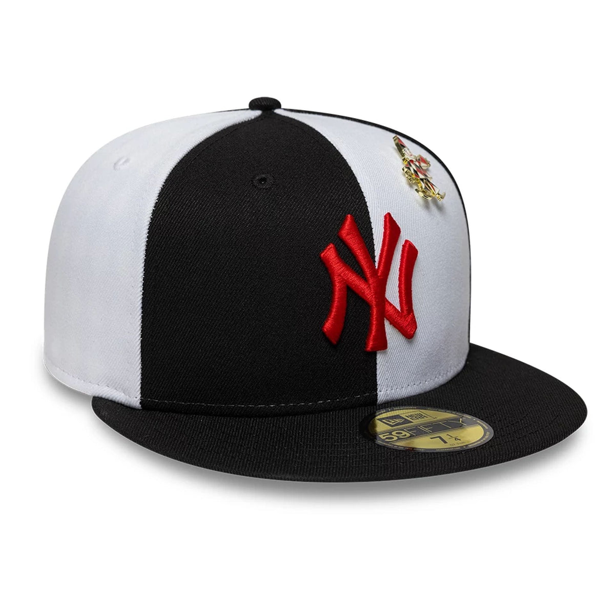 New York Yankees MLB Pinwheel Black 59FIFTY Fitted Cap-zelvios