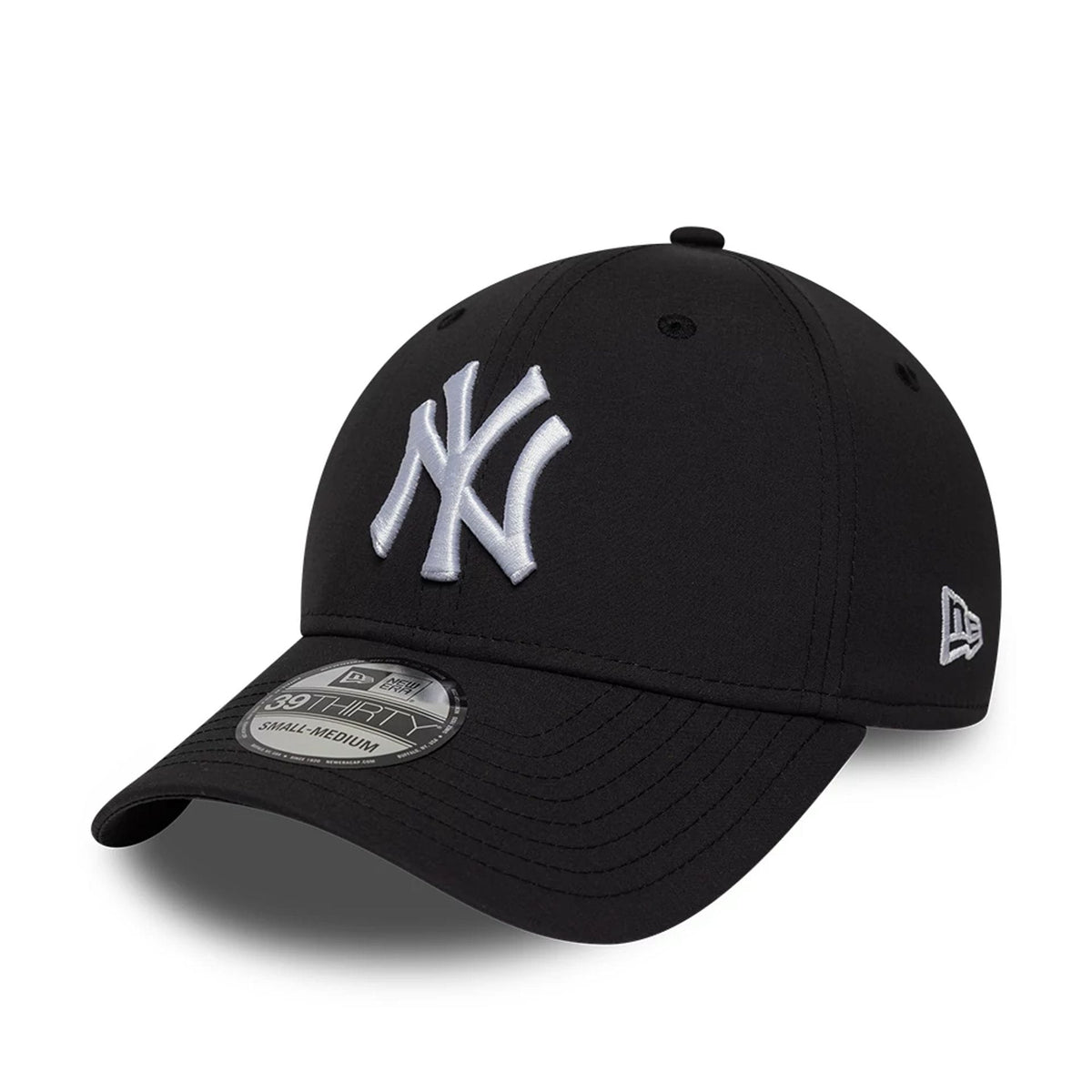New York Yankees MLB Recycled Black 39THIRTY Stretch Fit Cap-zelvios