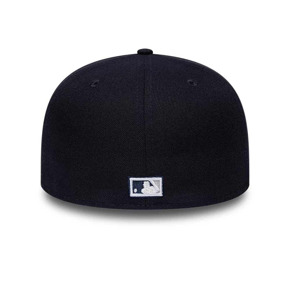 Detroit Tigers MLB Sidepatch Satin Lined Navy 59FIFTY Fitted Cap-kentox