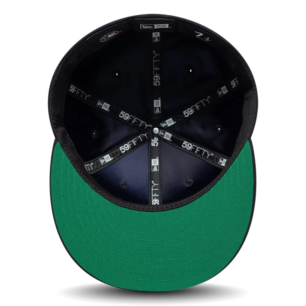 Detroit Tigers MLB Sidepatch Satin Lined Navy 59FIFTY Fitted Cap-kentox