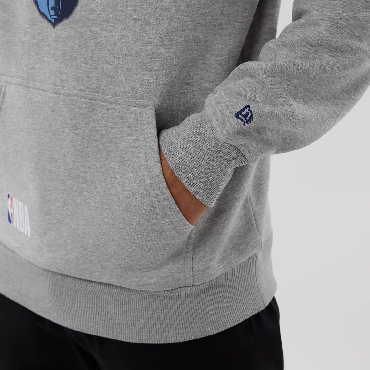 Memphis Grizzlies NBA Berlin Game 2026 Grey Pullover Hoodie-zelvios