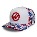 TGR Haas F1 Team Silverstone Race Special White 9SEVENTY Stretch Snap Cap-zelvios