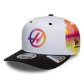 TGR Haas F1 Miami Race Special White 9SEVENTY Stretch Snap Cap-zelvios