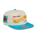 New York Knicks NBA Conference Script White 19TWENTY Adjustable Cap-zelvios