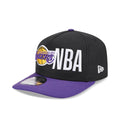 LA Lakers NBA Team Logo Black 19TWENTY Adjustable Cap-zelvios