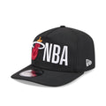 Miami Heat NBA Team Logo Black 19TWENTY Adjustable Cap-zelvios