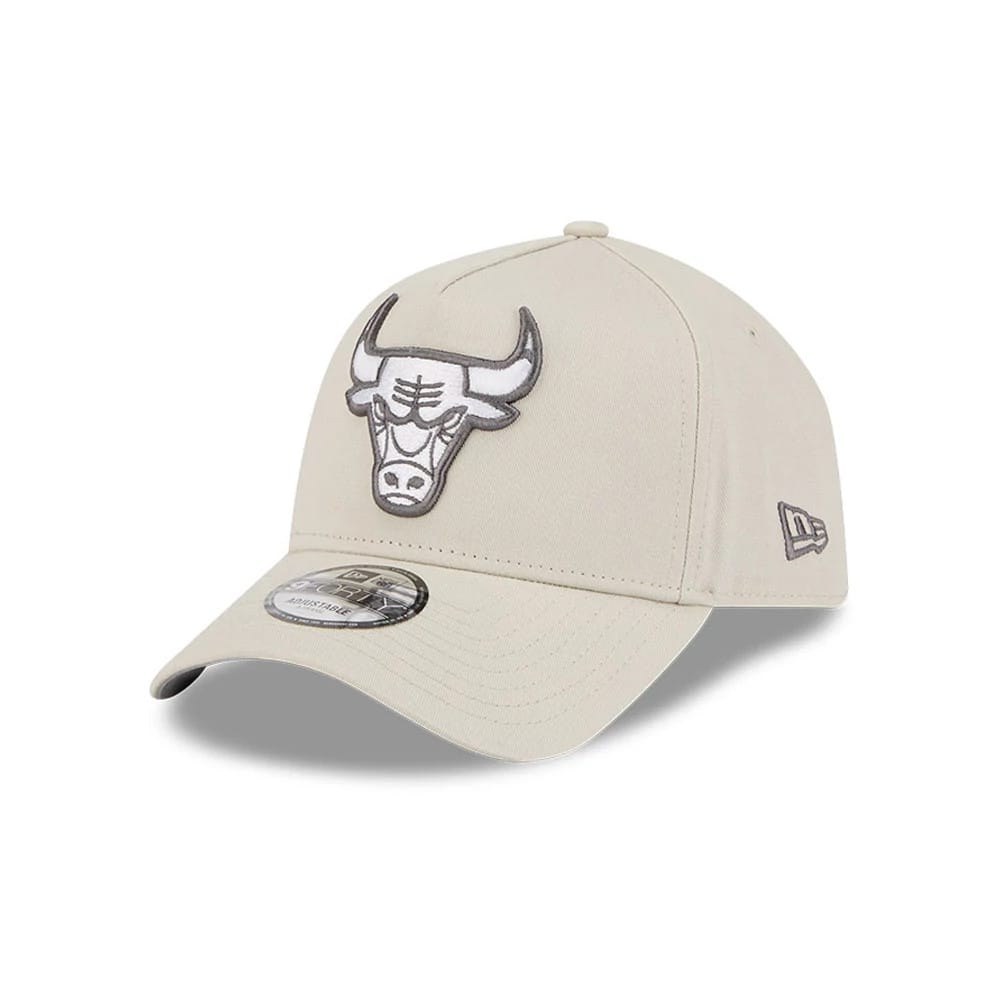 Chicago Bulls NBA Concrete Stone 9FORTY A-Frame Adjustable Cap-zelvios