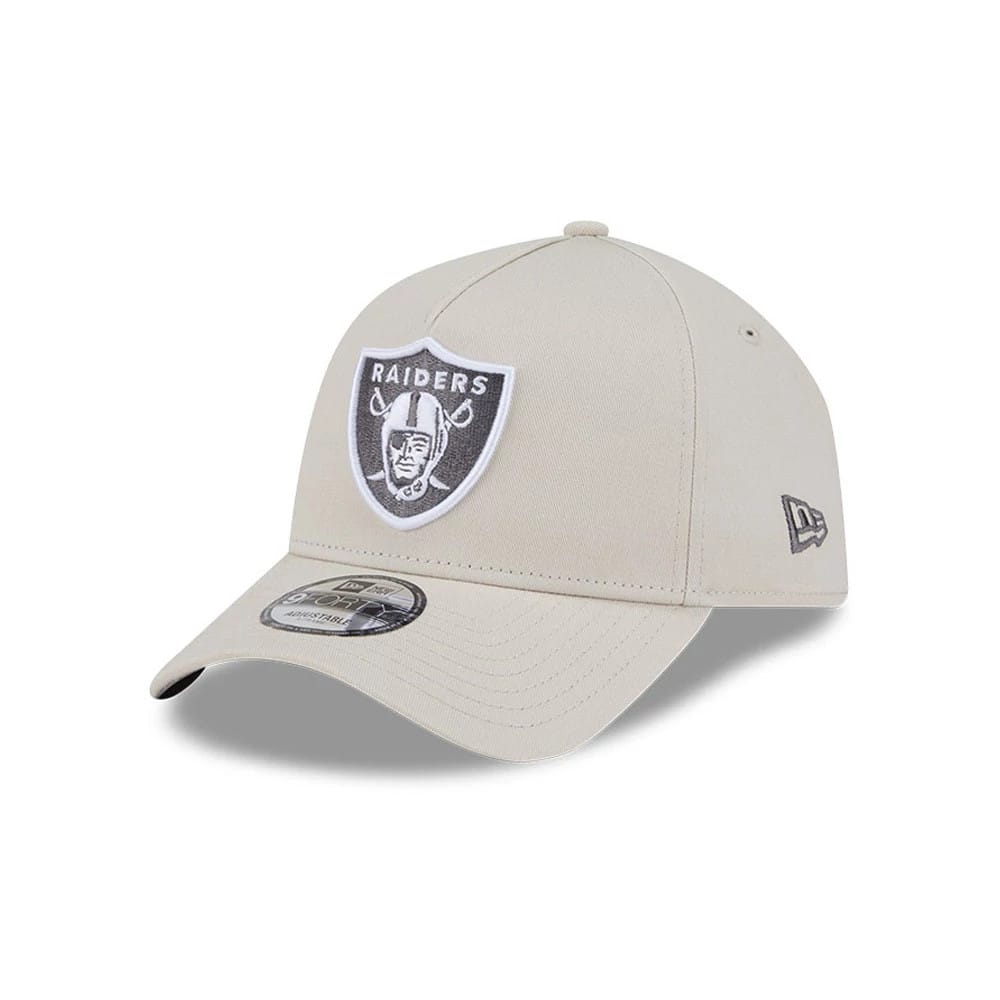 Las Vegas Raiders NFL Concrete Stone 9FORTY A-Frame Adjustable Cap-zelvios