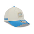 LA Chargers NFL Training 2026 White 39THIRTY M-Crown Stretch Fit Cap-zelvios