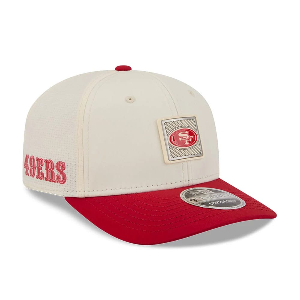 49ers NFL Training 2026 White 9SEVENTY Stretch Snap Adjustable Cap-zelvios