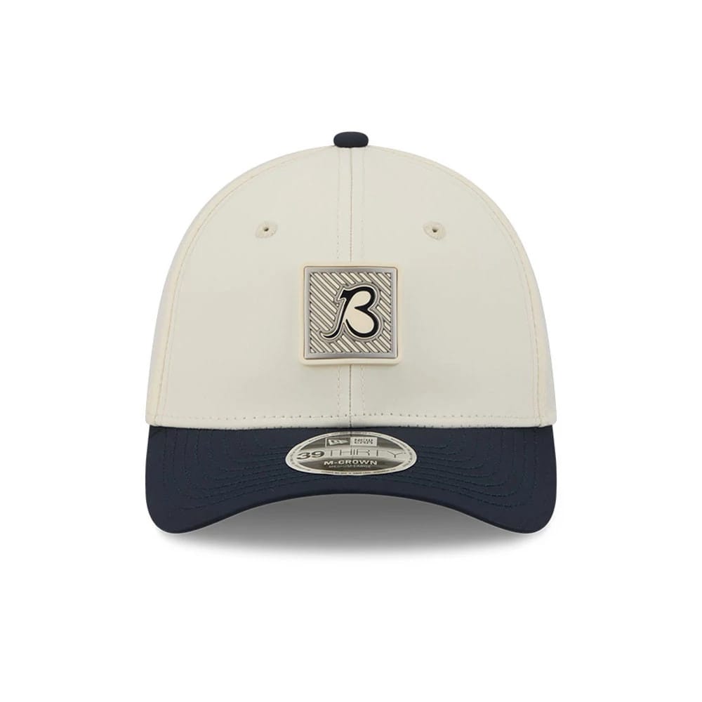 Chicago Bears NFL Training 2026 White 39THIRTY M-Crown Stretch Fit Cap-zelvios