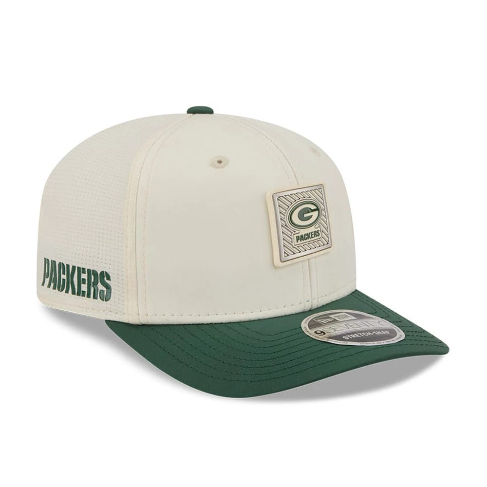 Packers NFL Training 2026 White 9SEVENTY Stretch Snap Adjustable Cap-zelvios