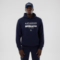 Williams Navy Oversized Pullover Hoodie-zelvios