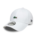 Lacoste X New Era White 9FORTY Adjustable Cap-zelvios