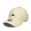 Womens Lacoste X New Era Light Beige 9FORTY Adjustable Cap-zelvios