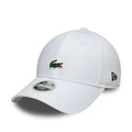 Womens Lacoste X New Era White 9FORTY Adjustable Cap-zelvios