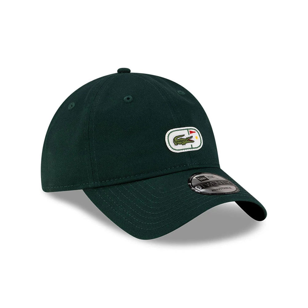 Lacoste X New Era Dark Green 9TWENTY Adjustable Cap-zelvios