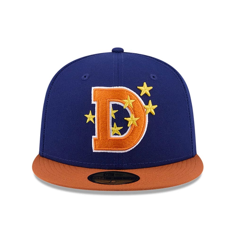 Durham Bulls MiLB Theme Night Navy 59FIFTY Fitted Cap-kentox