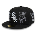 Chicago White Sox MLB Mythical Black 59FIFTY Fitted Cap-zelvios