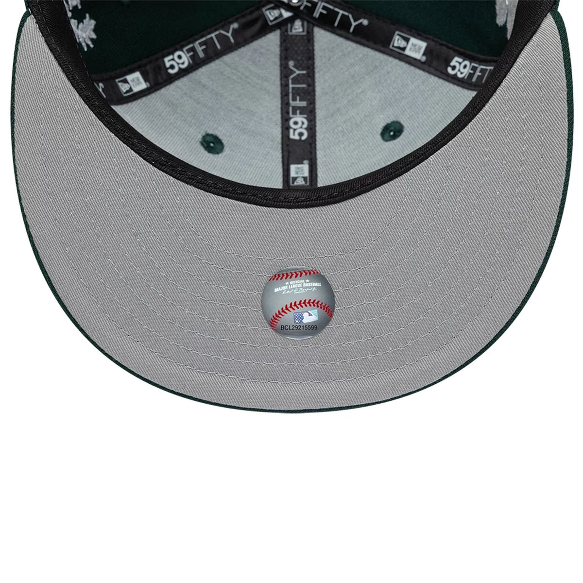 Athletics MLB Mythical Dark Green 59FIFTY Fitted Cap-zelvios