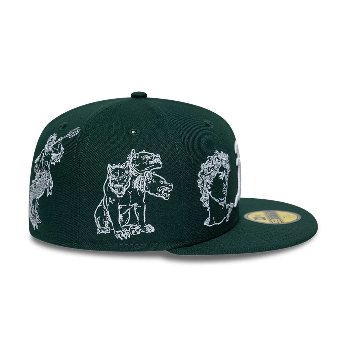 Athletics MLB Mythical Dark Green 59FIFTY Fitted Cap-zelvios