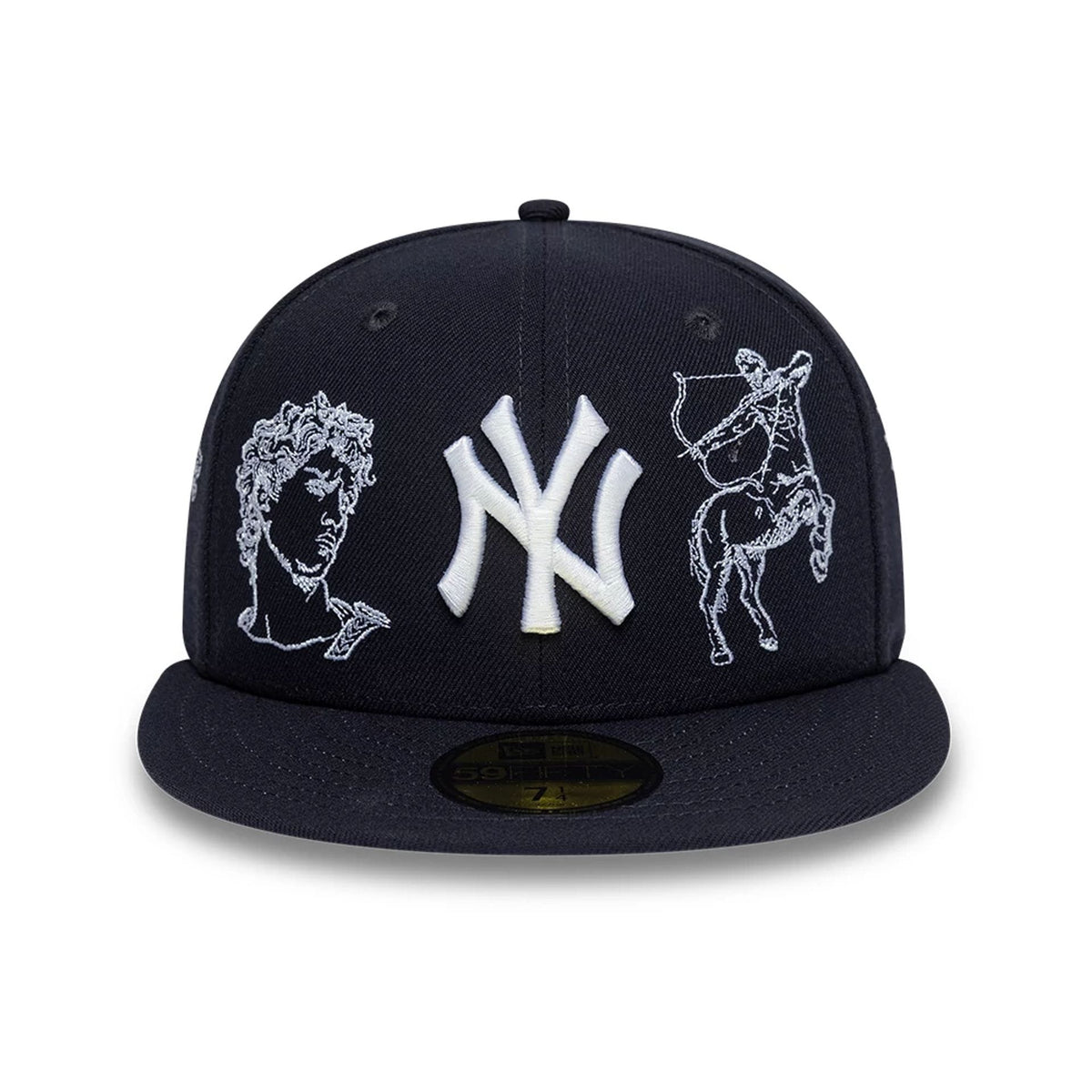 New York Yankees MLB Mythical Navy 59FIFTY Fitted Cap-zelvios